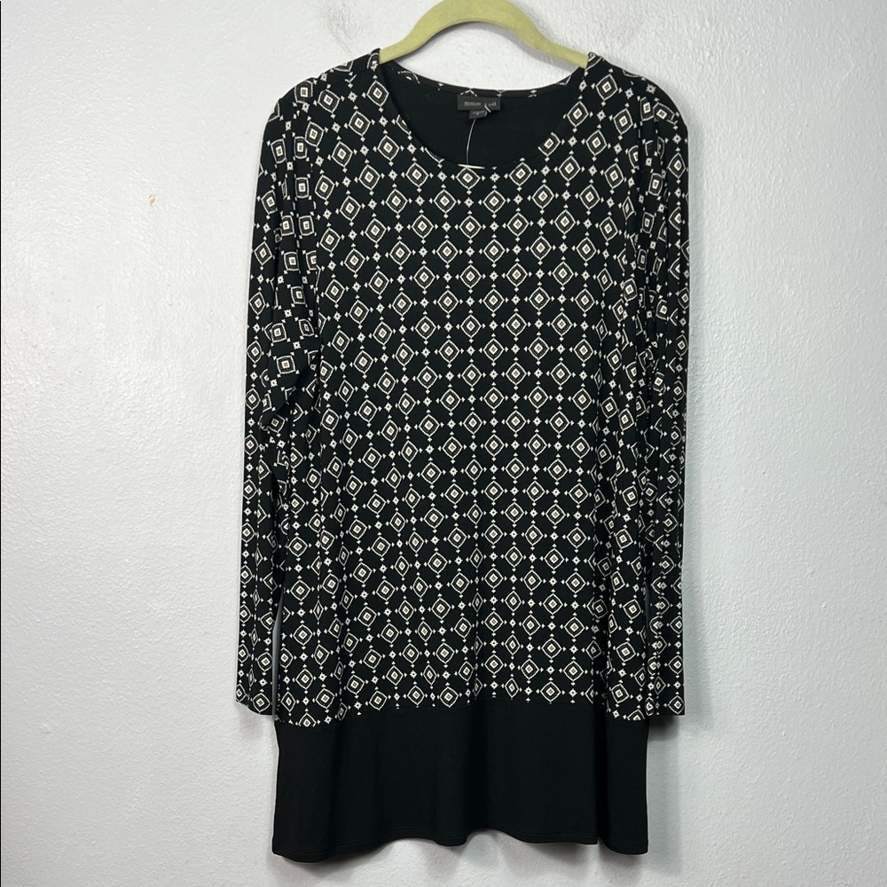 J. Jill Wearever Collection New with Tag Geometric Print Tunic Top Medium